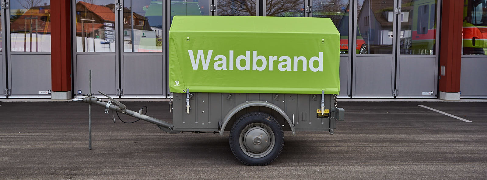 Anhänger Waldbrand