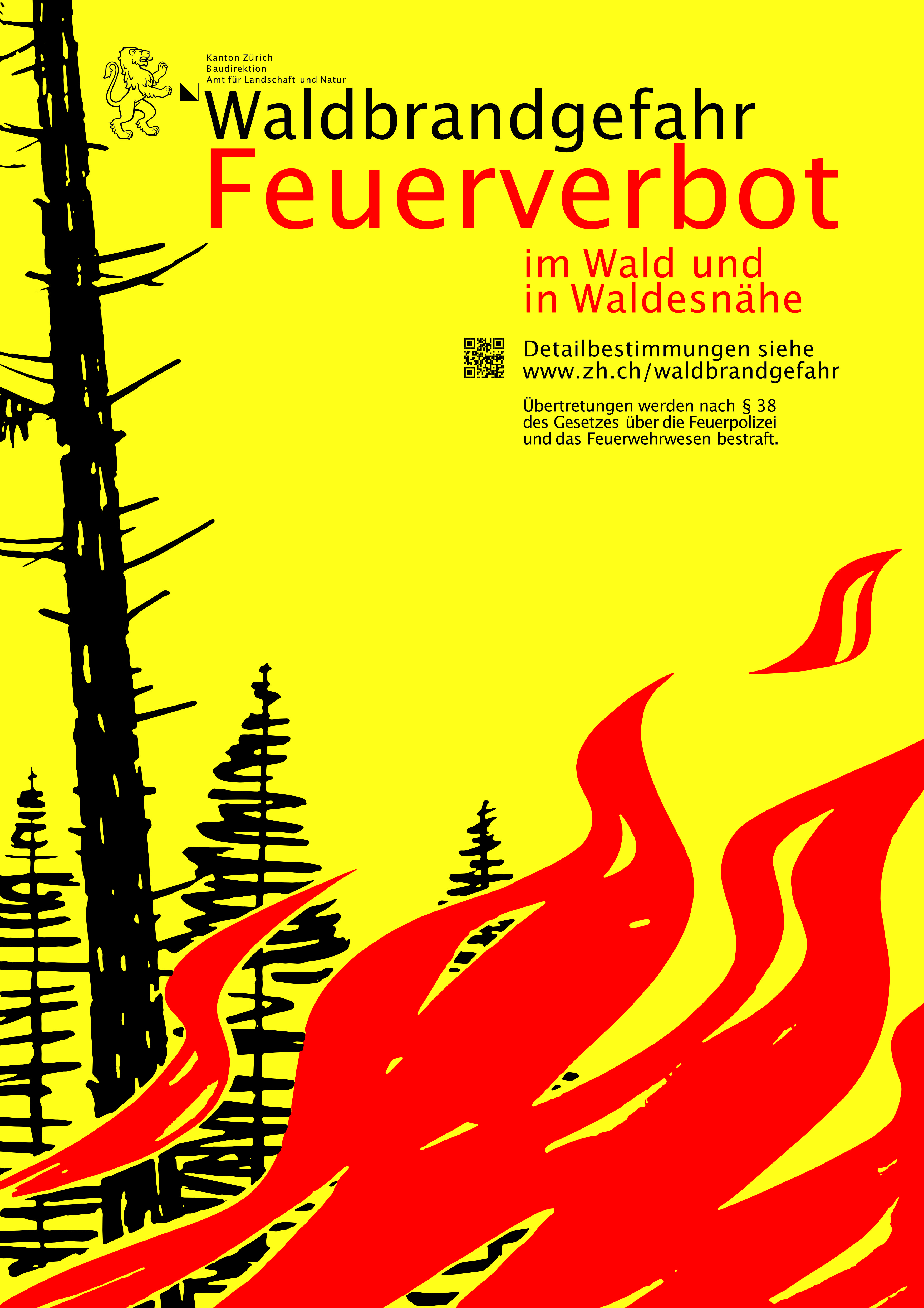 Plakat Feuerverbot